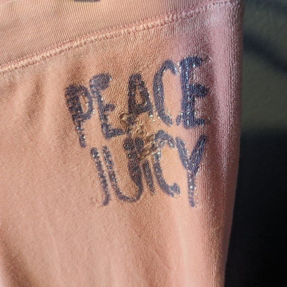 Y2K juicy couture pants in peach pink - Picture 6 of 7